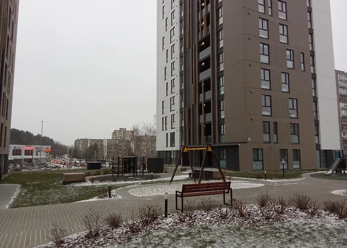 With An Impressive Terrace On The Roof Of The House Butas Vilnius